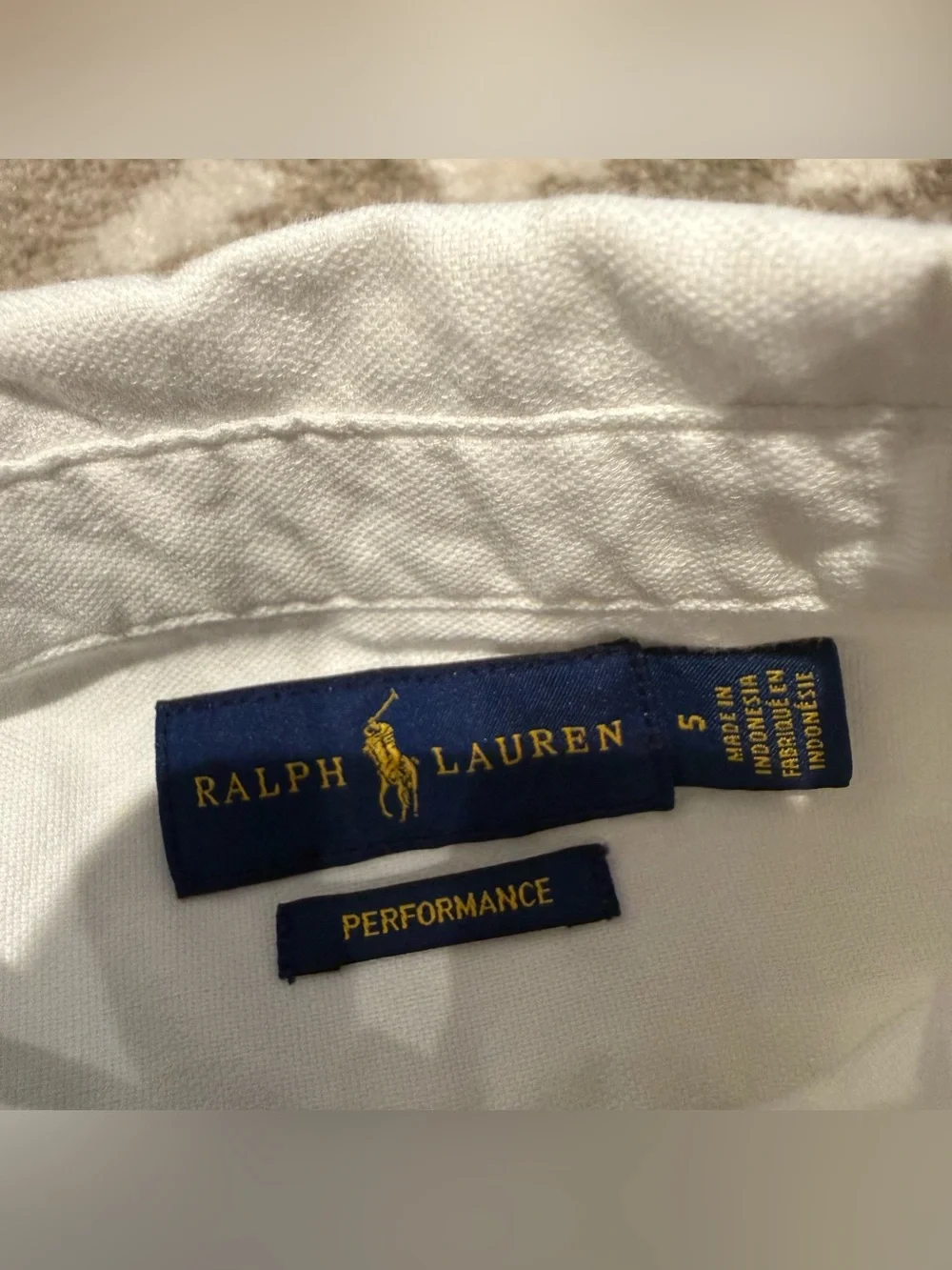 Bundle (4) Ralph Lauren/Calvin Klein Short-Sleeve Button-Down Shirts. Size 5